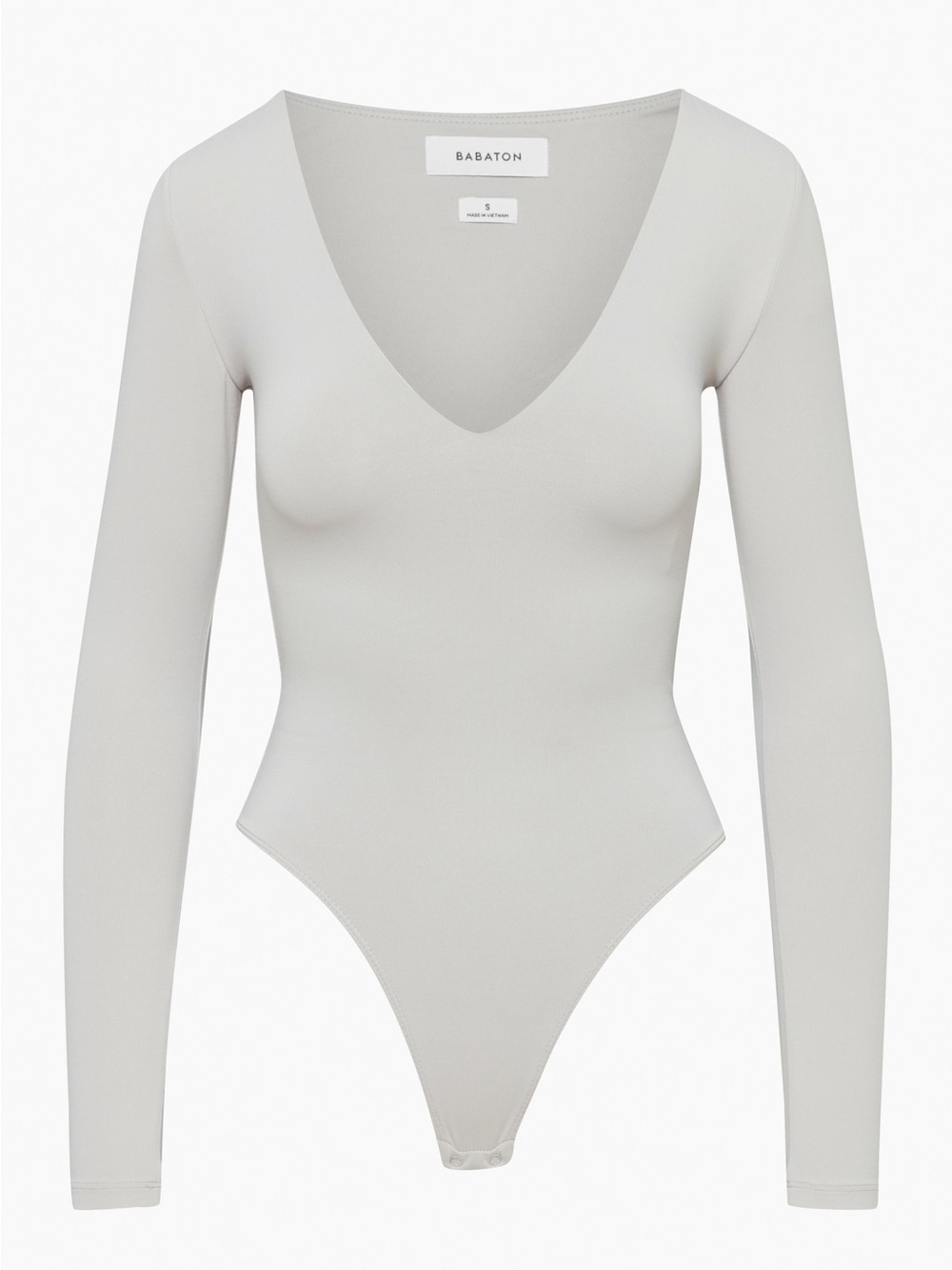 Contour V neck long sleeve bodysuit